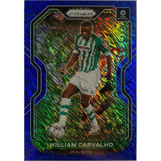 2020-21 Chronicles Prizm William Carvalho Blue Shimmer Prizm