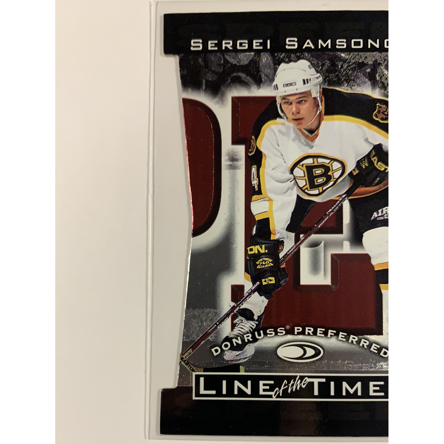  1998-99 Donruss Sergei Samsonov Line of the Times /2500  Local Legends Cards & Collectibles