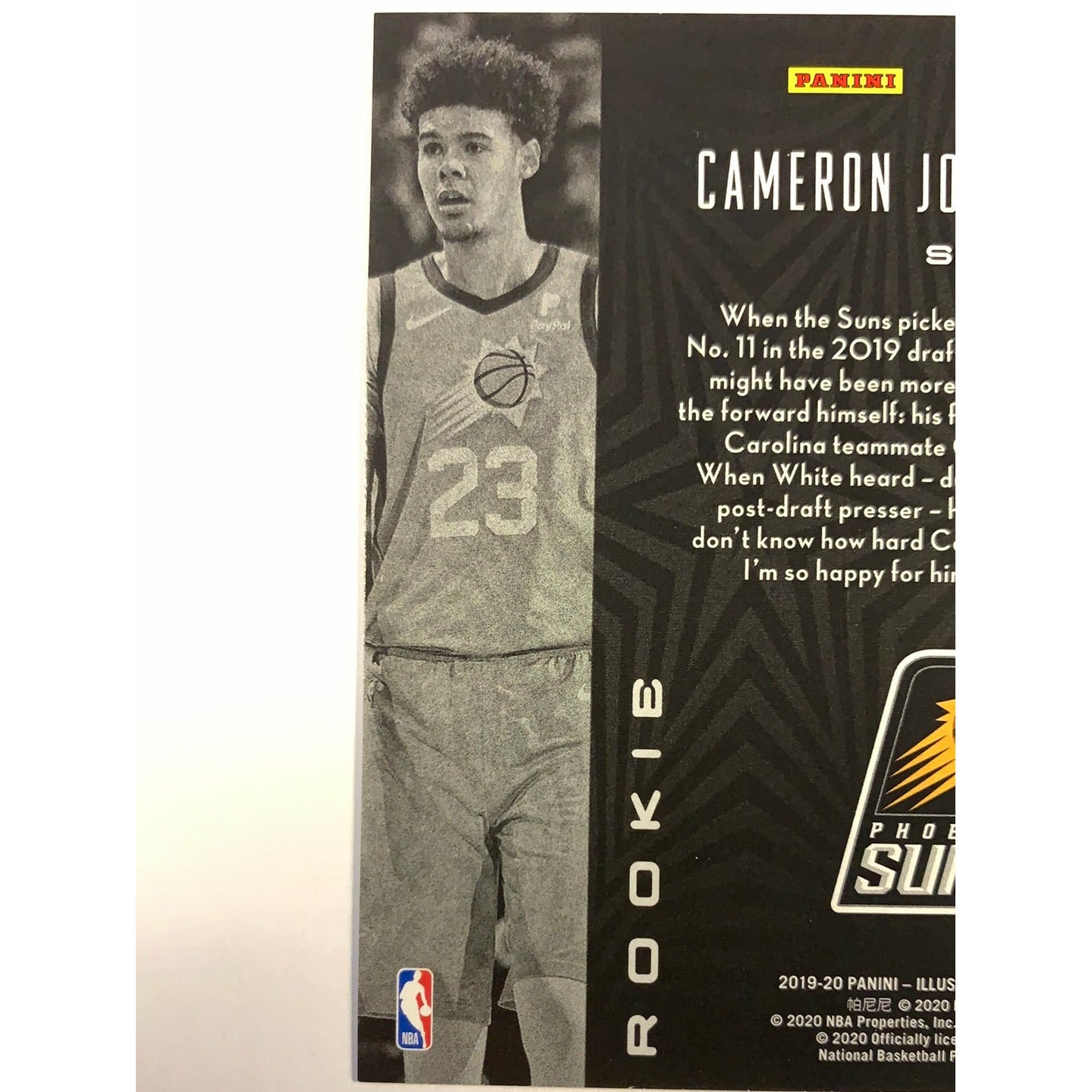  2019-20 Illusions Cameron Johnson Orange Parallel RC  Local Legends Cards & Collectibles