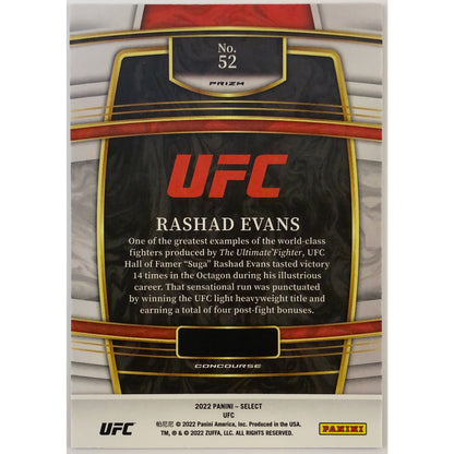 2022 Select Rashad Evans Tri Colour Prizm | Local Legends Cards & Collectibles
