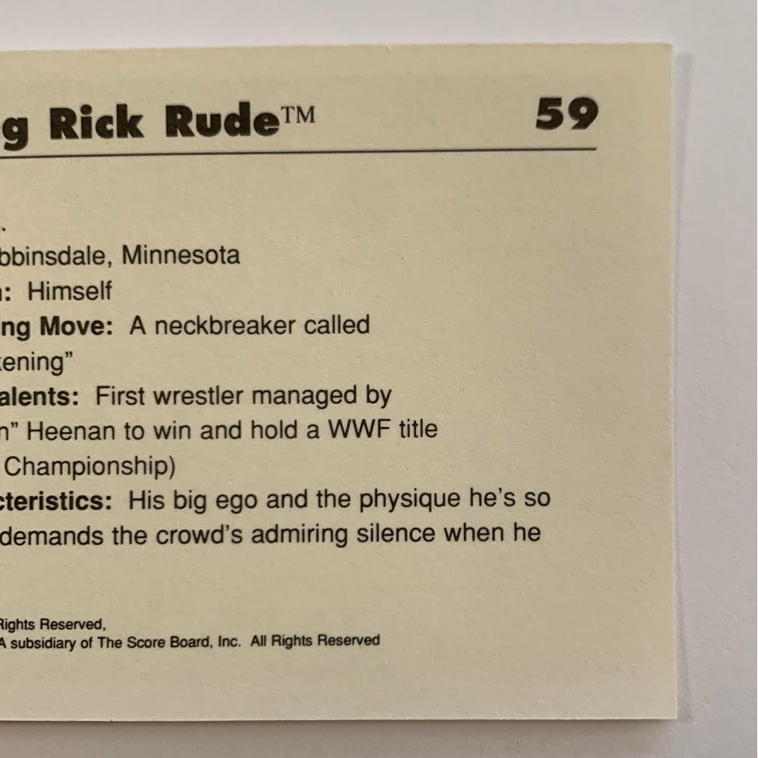 1990 Titan Sports Ravishing Rick Rude