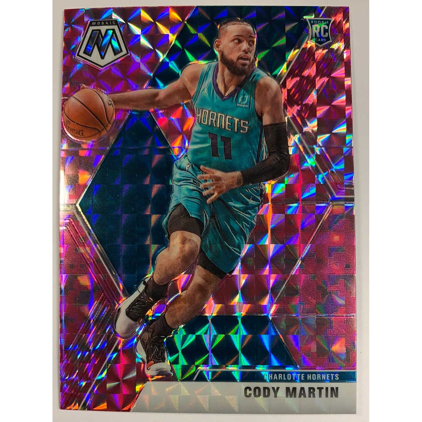 2019-20 Mosaic Cody Martin Pink Mosaic Prizm RC