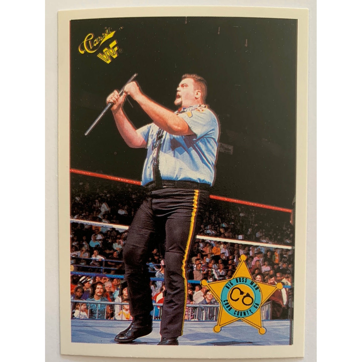  1990 Classic WWF Big Boss Man  Local Legends Cards & Collectibles