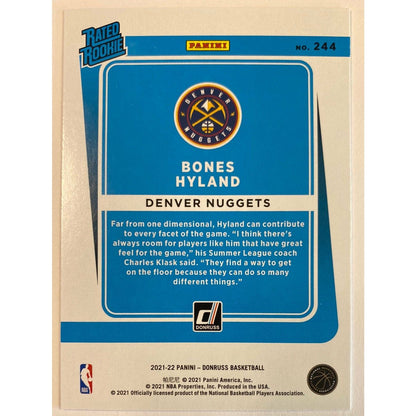 2021-22 Donruss  Bones Hyland Rated Rookie