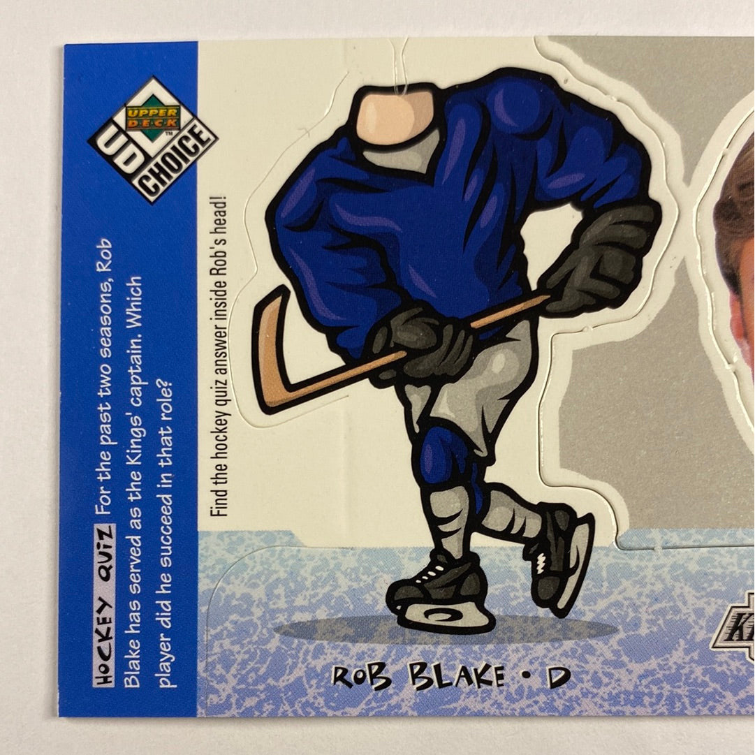 1998 Upper Deck Rob Blake Bobbing Head Card Un-Assembled