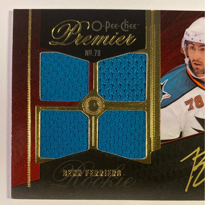 2009-10 O-Pee-Chee Premier Benn Ferriero RPA /299 | Local Legends Cards & Collectibles