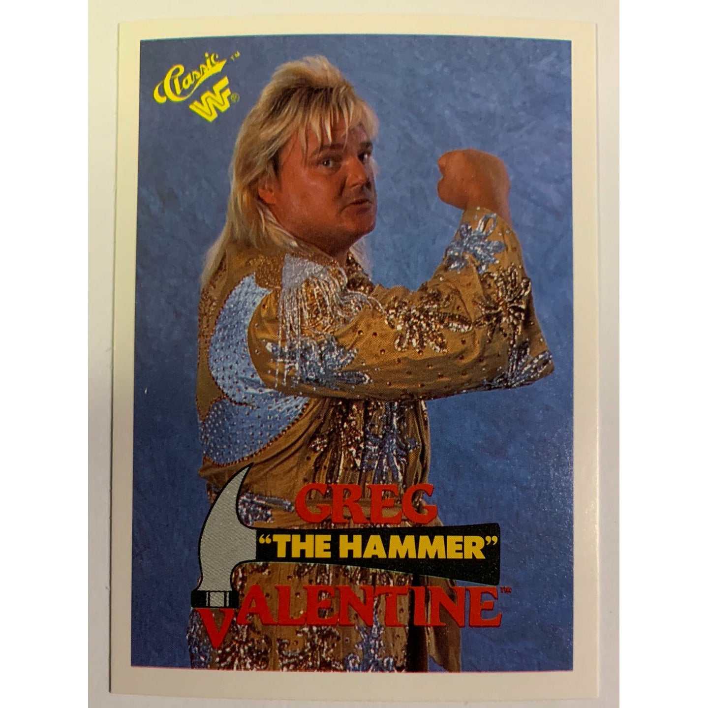  1990 Classic WWF Greg “The Hammer” Valentine  Local Legends Cards & Collectibles