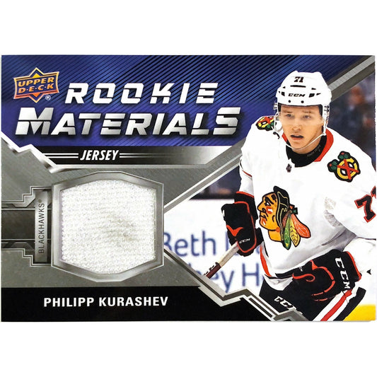 2020-21 Upper Deck Series 2 Philipp Kurashev Rookie Materials Jersey Patch