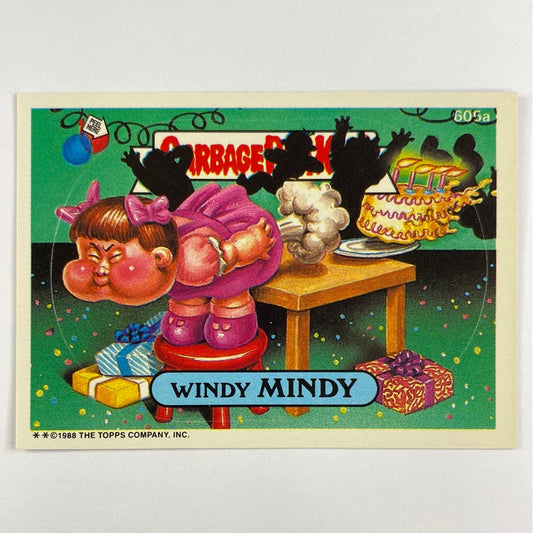 1988 Topps Garbage Pail Kids Windy Mindy Die Cut | Local Legends Cards & Collectibles