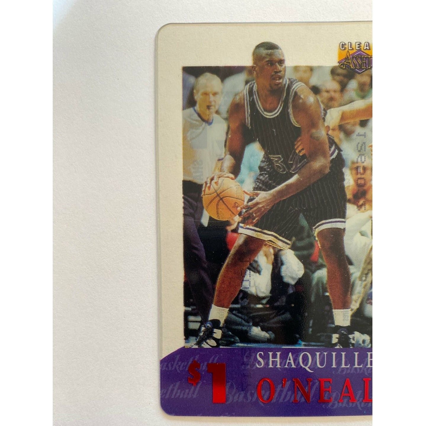  1996 Classic Shaquille O’Neal Clear Assets 1$ Sprint Mobile Phone Card  Local Legends Cards & Collectibles