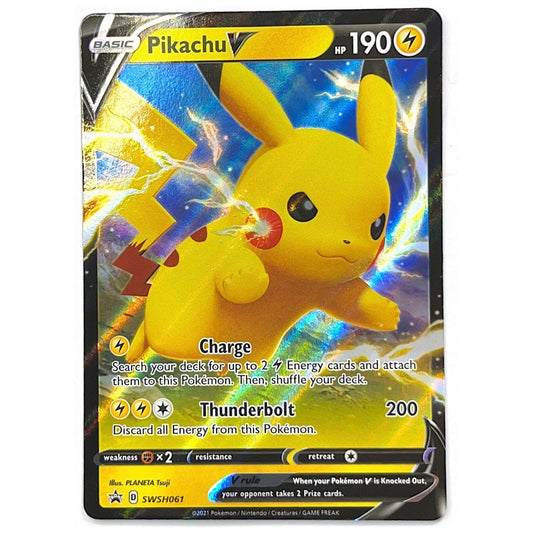 Shining Fates Pikachu V Ultra Rare Black Star Promo SWSH061