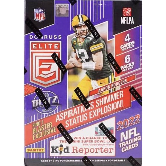 2022 Panini Donruss Elite NFL Football Blaster Box