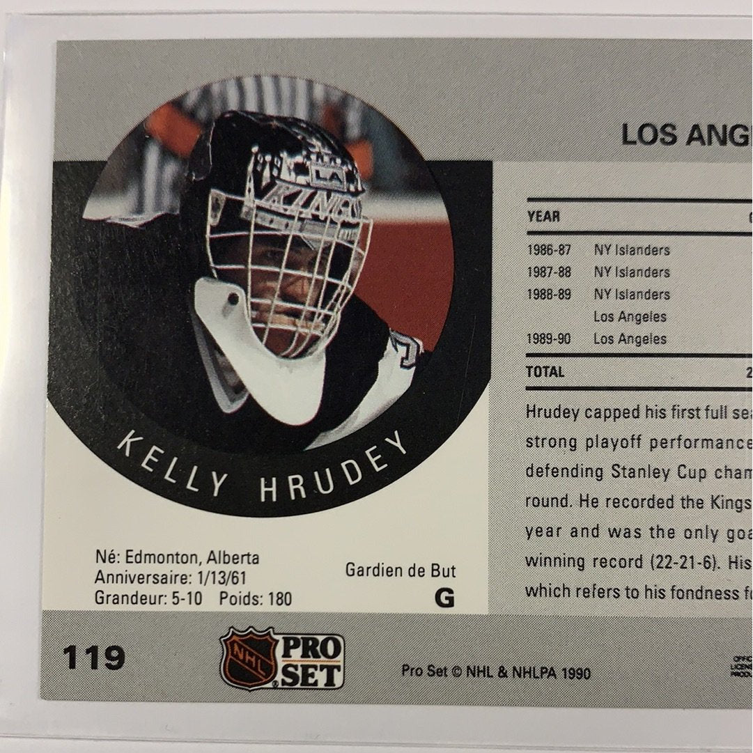  1990 Pro Set Kelly Hrudey In Person Auto  Local Legends Cards & Collectibles