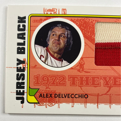 2009-10 In The Game Alex Delvecchio 1972 The Year Jersey Patch