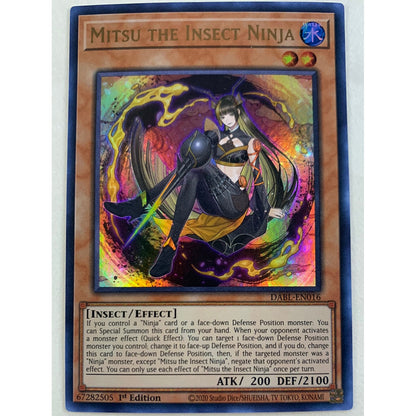 Mitsu the Insect Ninja Ultra Rare DABL-EN016 | Local Legends Cards & Collectibles