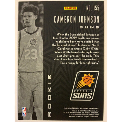  2019-20 Illusions Cameron Johnson Orange Parallel RC  Local Legends Cards & Collectibles