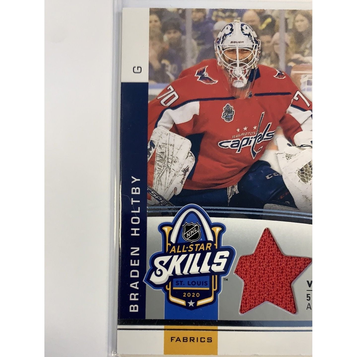  2020-21 SP Game Used Braden Holtby All Star Skills Fabrics  Local Legends Cards & Collectibles