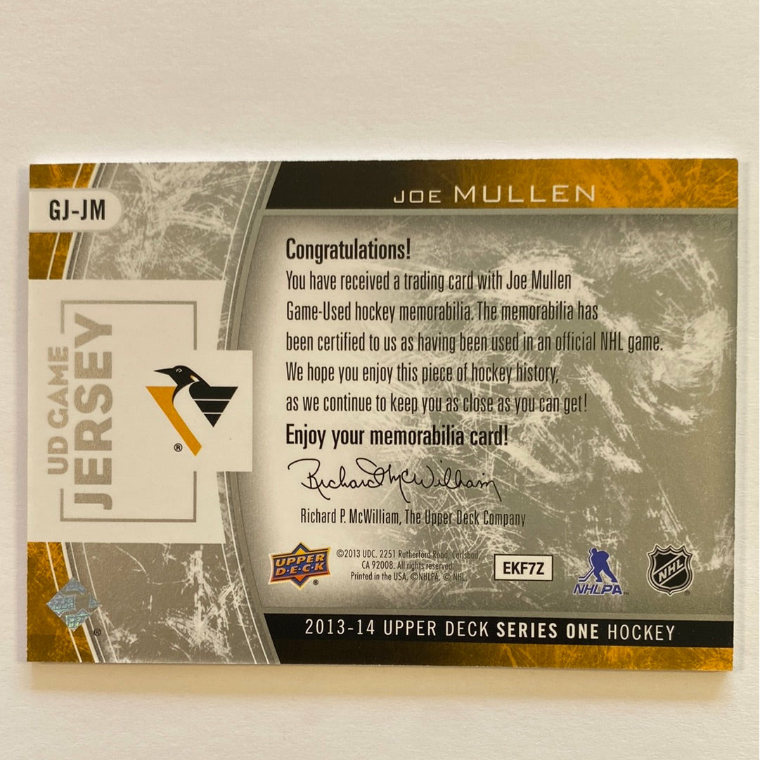 2013-14 Upper Deck Series 1 Joe Mullen UD Game Jersey