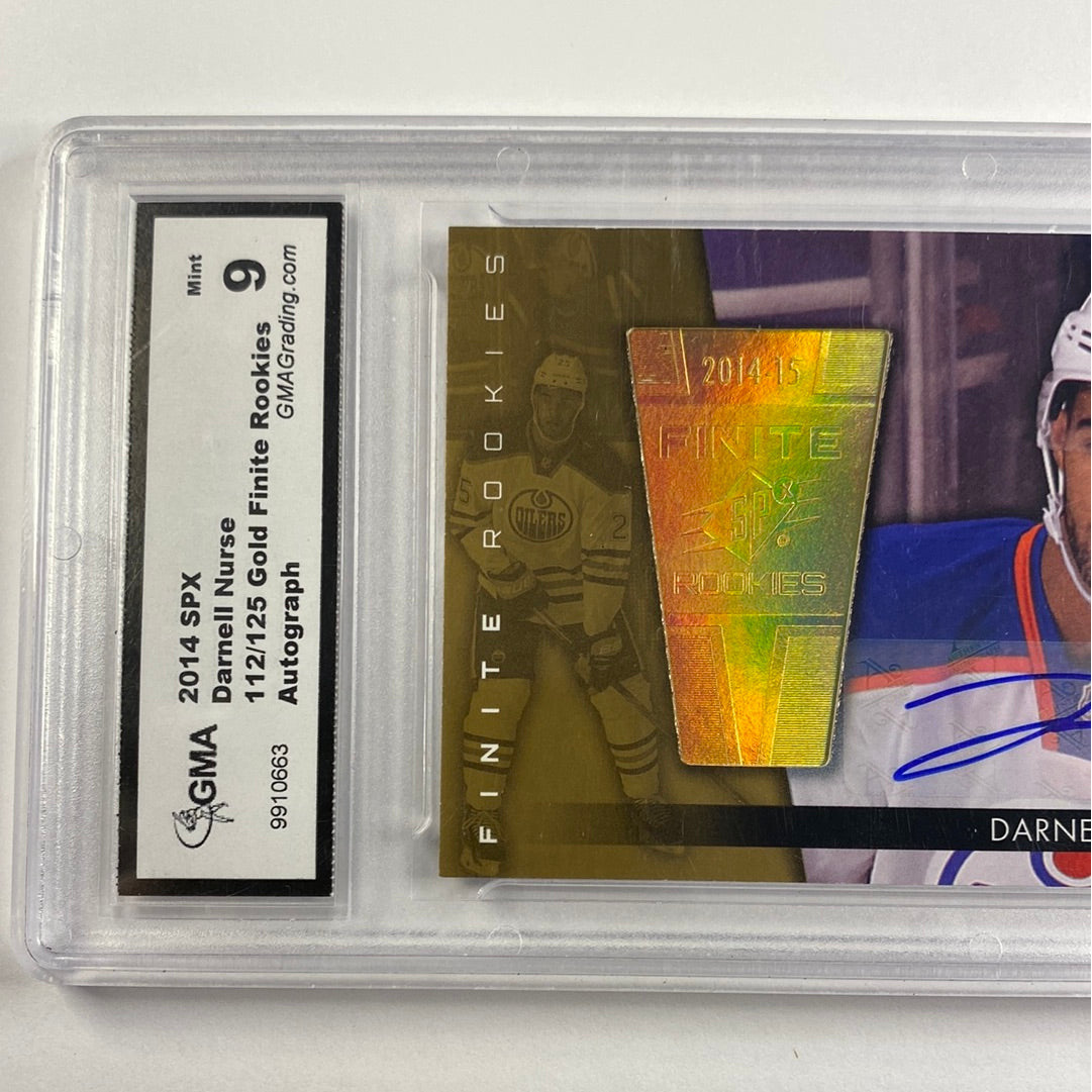 2014-15 SPX Darnell Nurse Gold Finite Rookies Auto /125 GMA 9