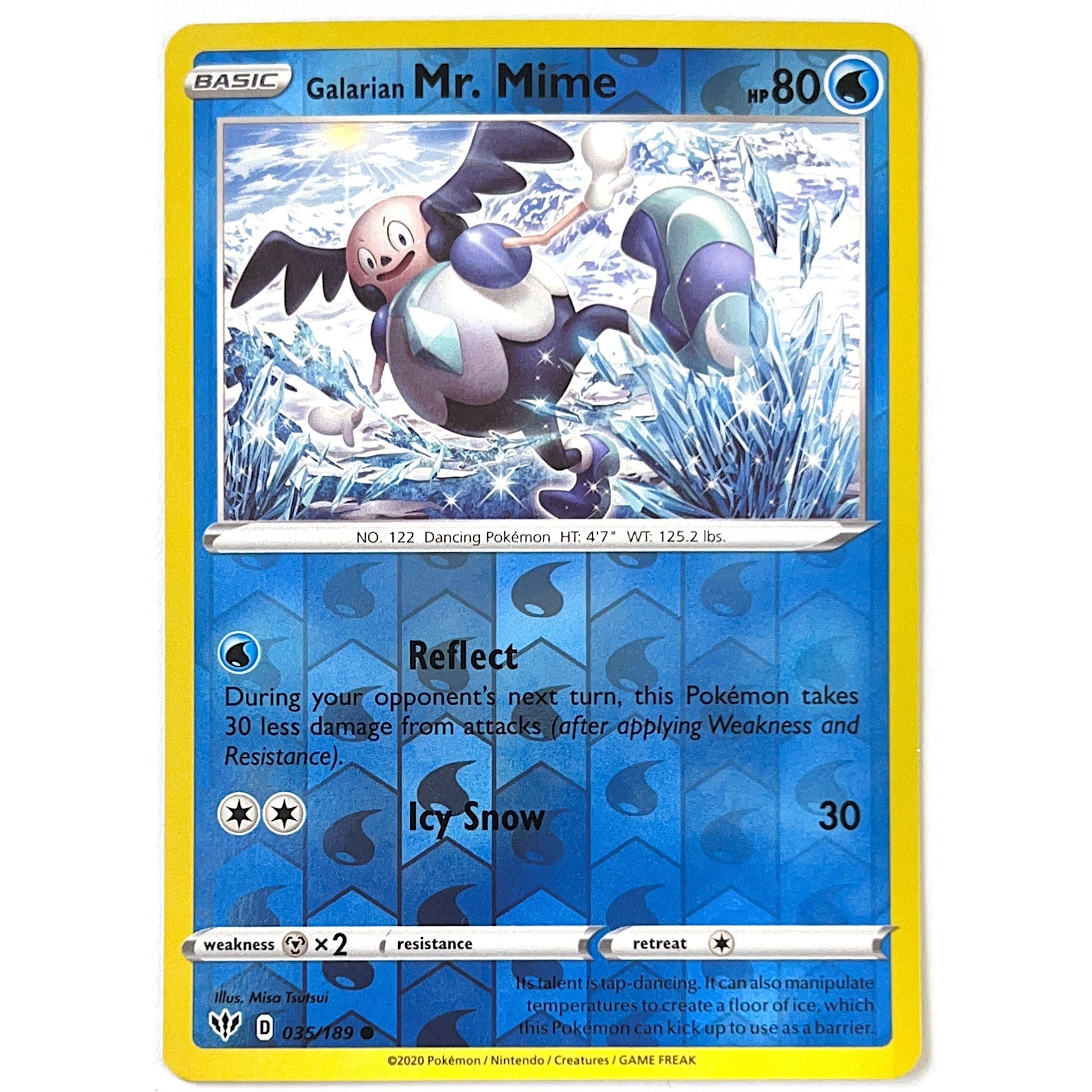 Galarian Mr.Mime Common Reverse Holo 035/189 | Local Legends Cards & Collectibles