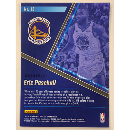  2019-20 Mosaic Eric Paschall Blue Chips  Local Legends Cards & Collectibles