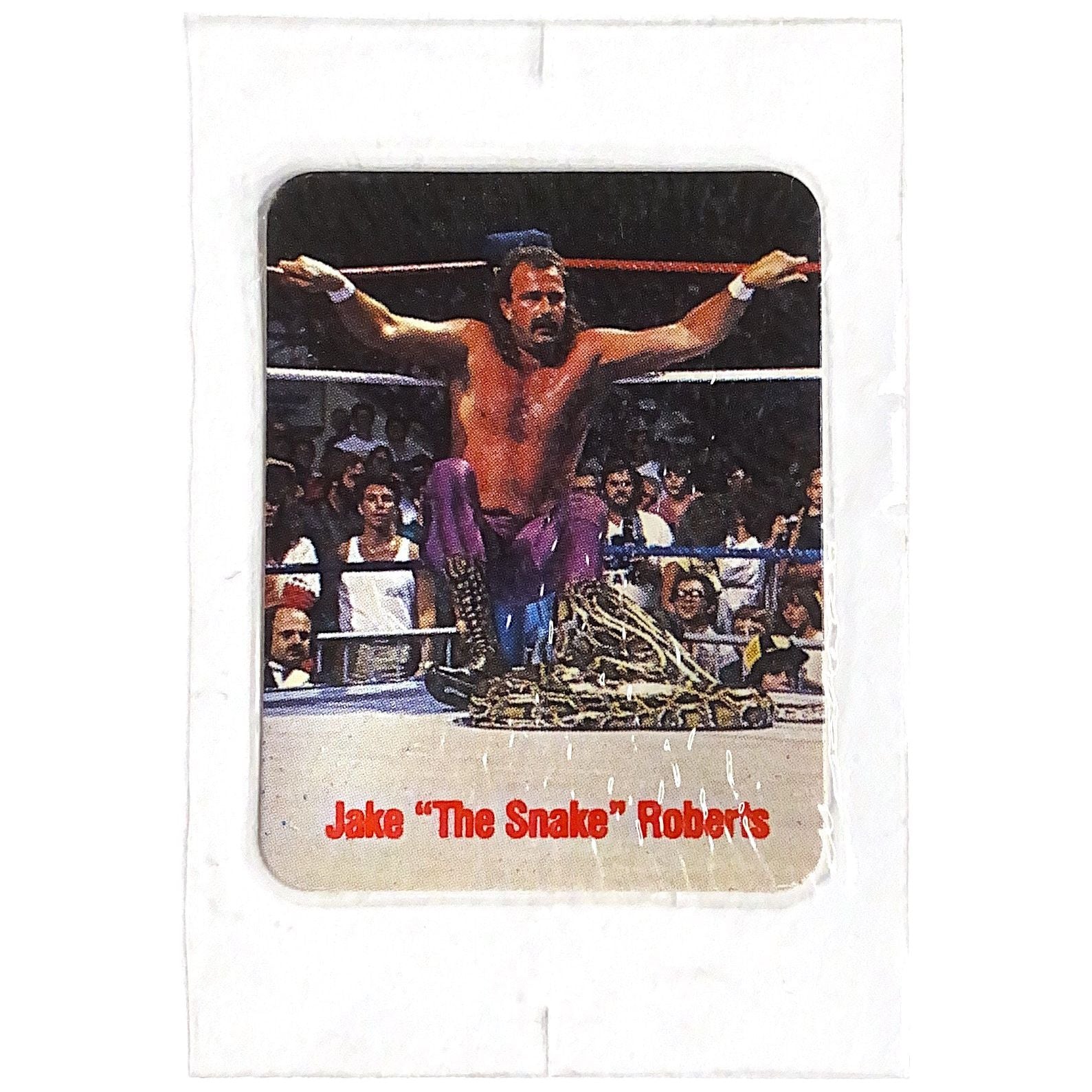  1988 Borden Titan Sports WWF Tag Team of the Year Jake “The Snake” Roberts Tag Team of the Year  Local Legends Cards & Collectibles