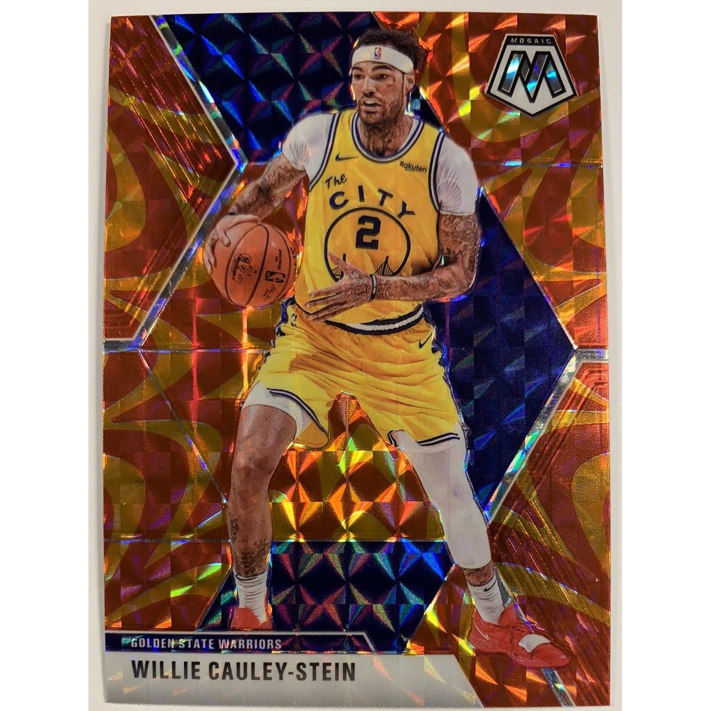  2019-20 Mosaic Willie Cauley-Stein Orange Reactive Prizm  Local Legends Cards & Collectibles