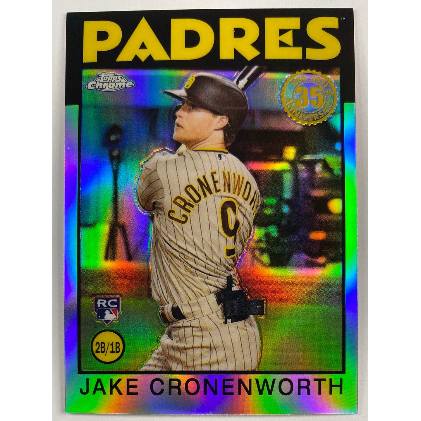 2021 Topps Chrome Jake Cronenworth Retro Refractor RC