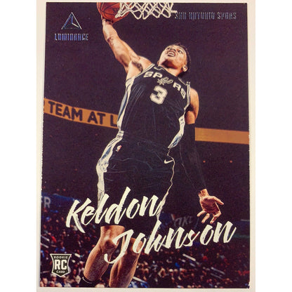 ‼️DAMAGED 2019-20 Luminance Keldon Johnson RC ‼️