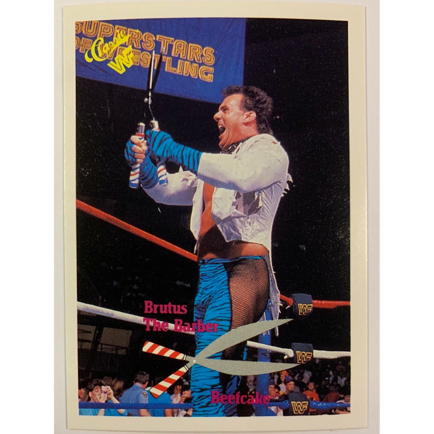  1990 Classic WWF Brutis (The Barber) Beefcake  Local Legends Cards & Collectibles