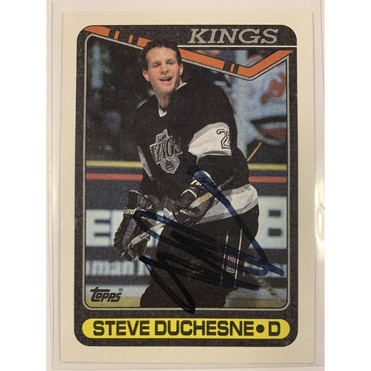  1990 Topps Steve Duschene In Person Auto  Local Legends Cards & Collectibles