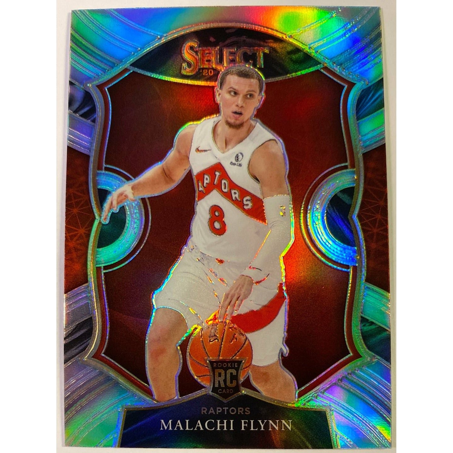 2020-21 Select Malachi Flynn Concourse Level Silver Holo Prizm RC