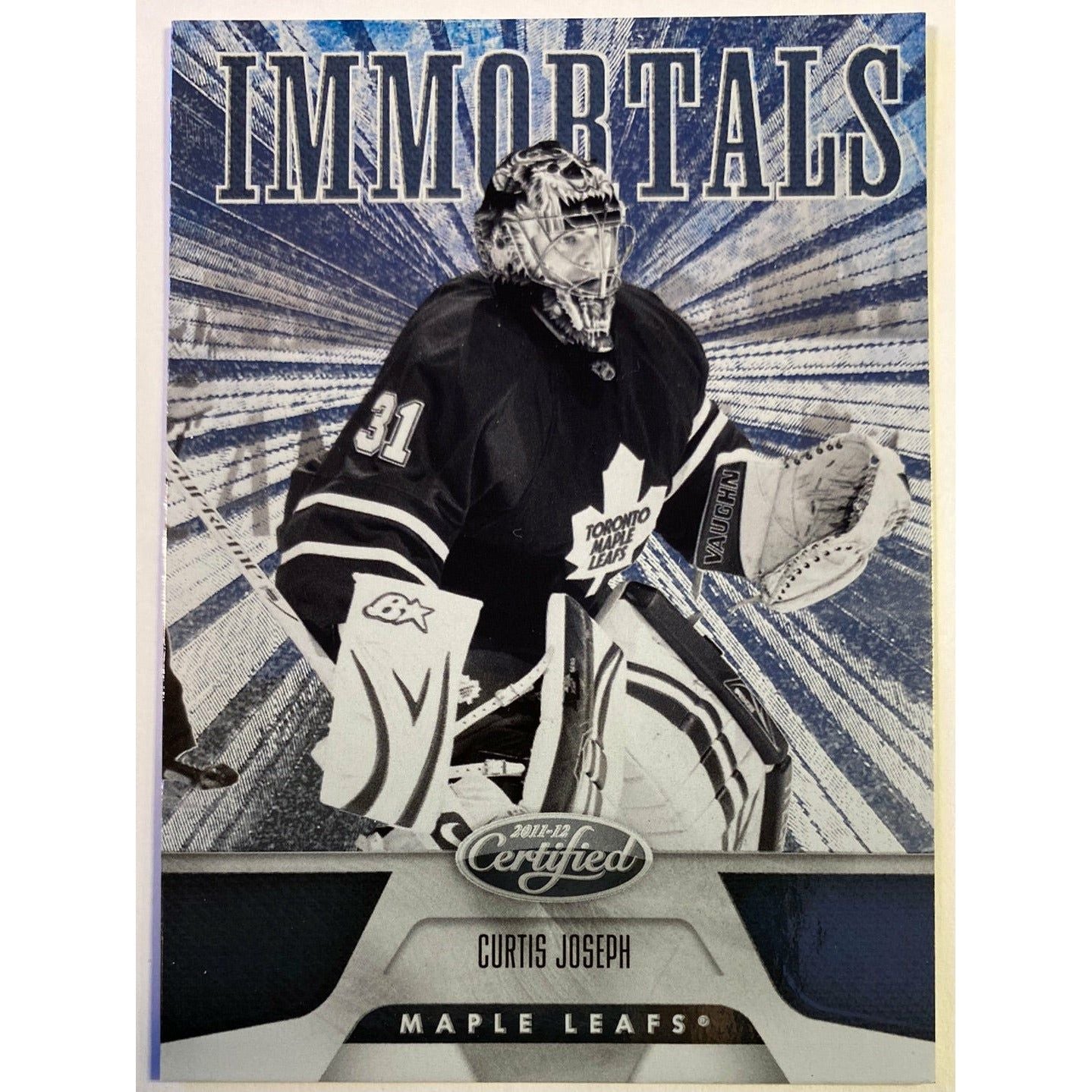 2011-12 Panini Certified Immortals Curtis Joseph