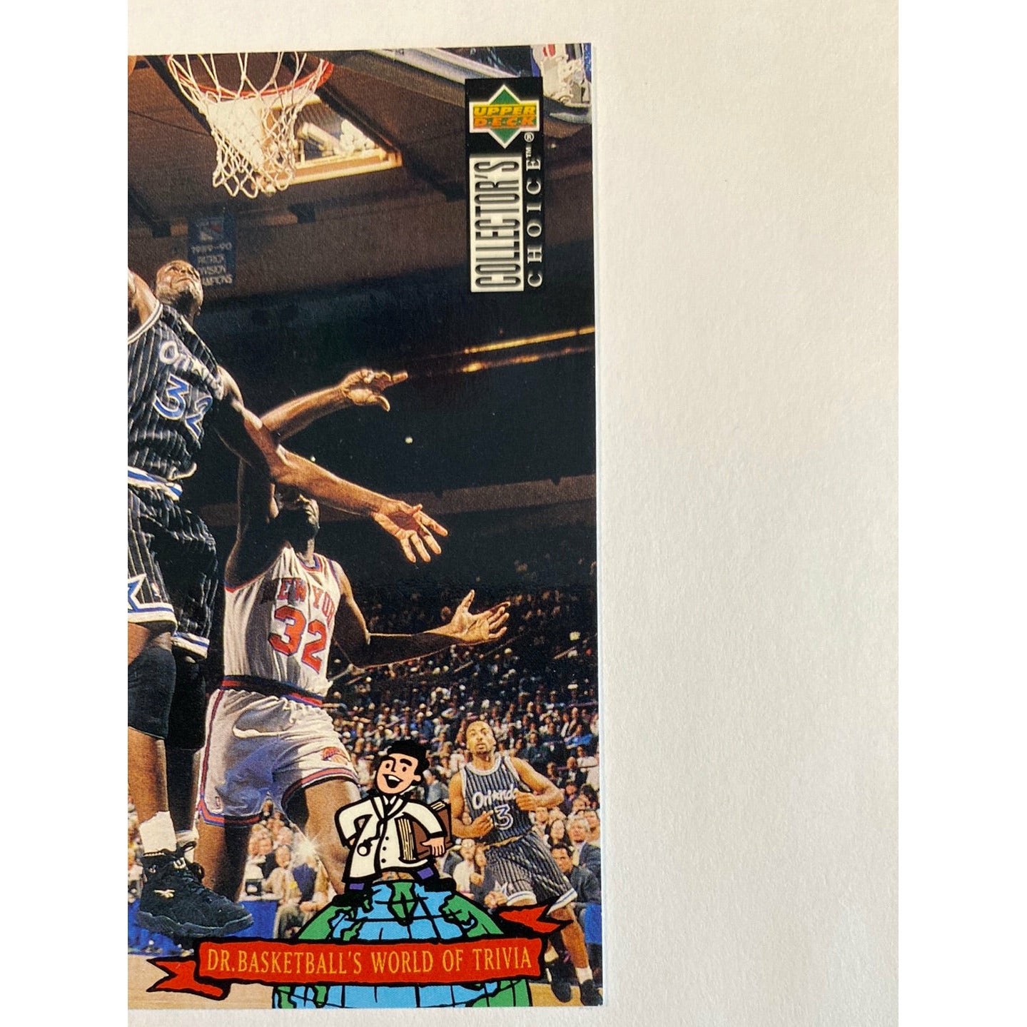 1994-95 Upper Deck Collectors Choice Shaquille O’Neal Dr Ball World of Trivia