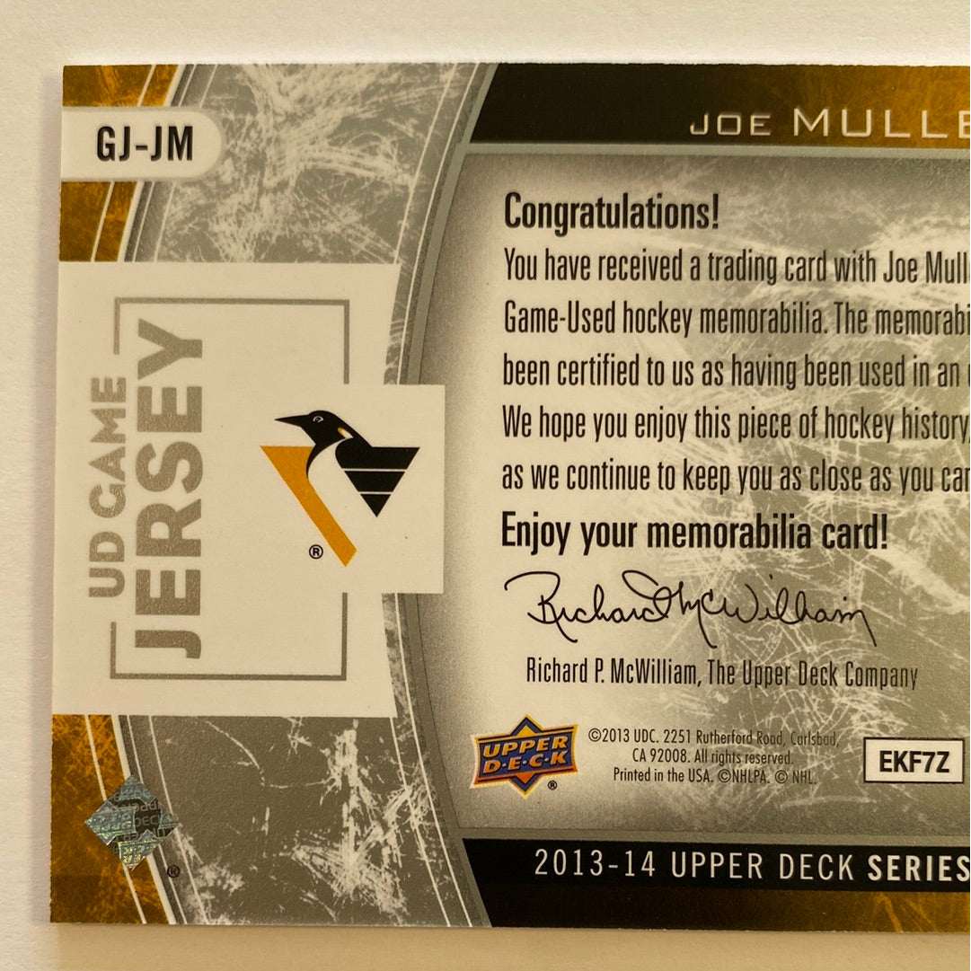 2013-14 Upper Deck Series 1 Joe Mullen UD Game Jersey