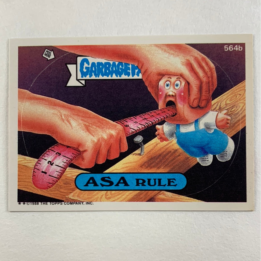 1988 Topps Asa Rule Die Cut