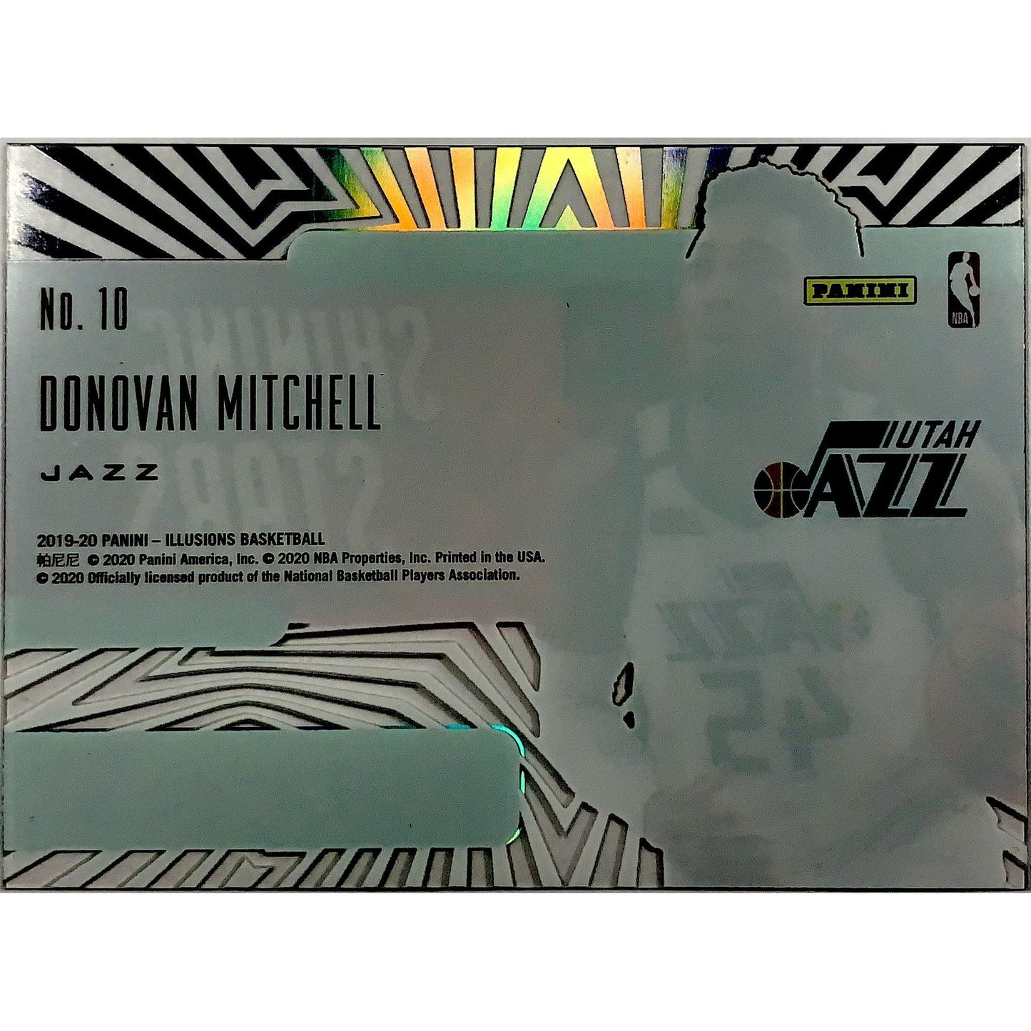 2019-20 Illusions Shining Stars Donovan Mitchell Emerald Acetate-Local Legends Cards & Collectibles