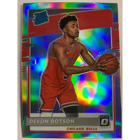 2020-21 Donruss Optic Devon Dotson Silver Prizm Rated Rookie