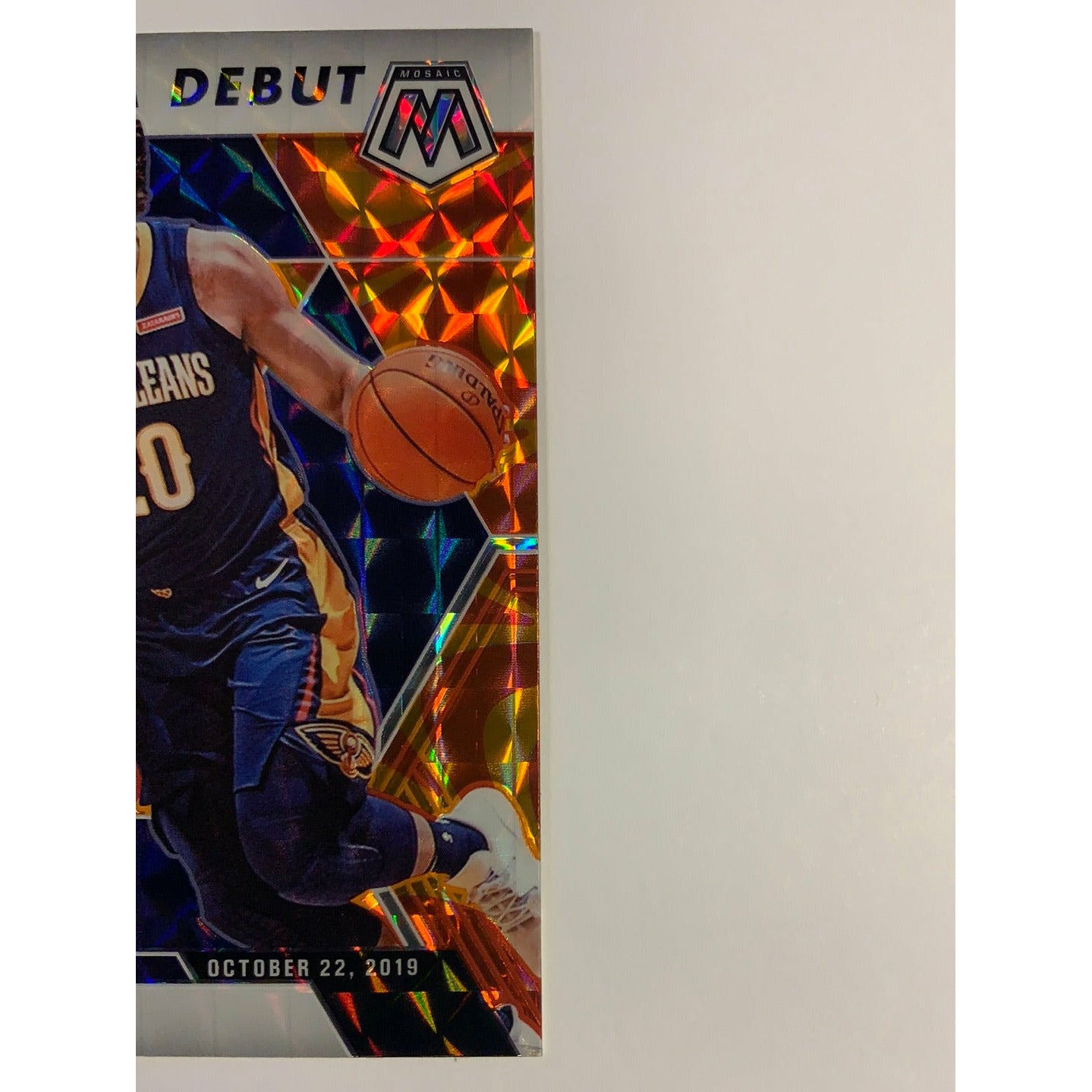 2019-20 Mosaic NBA Debut Nicolo Melli Orange Reactive Prizm RC