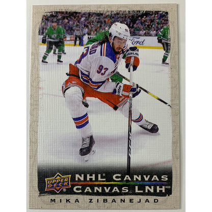2020-21 Tim Hortons Mika Zibanejad Canvas | Local Legends Cards & Collectibles