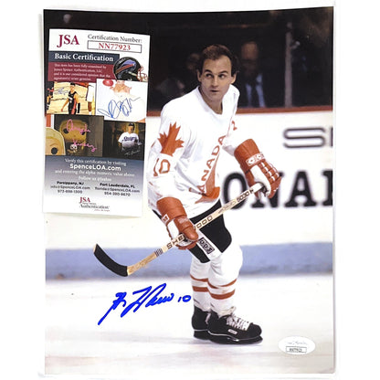 JSA Certified Guy Lafleur 8x10 Signed Photo Team Canada