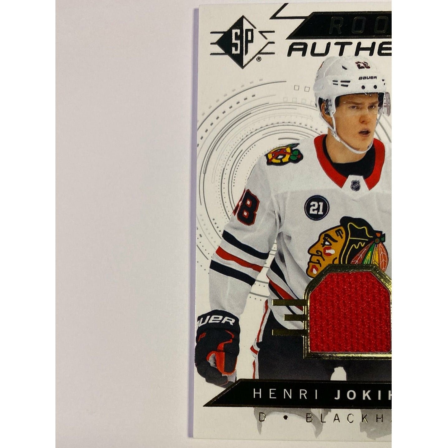 2018-19 SP Henri Jokiharju Rookie Authentics