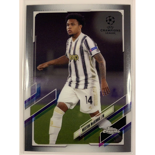  2021 Topps Chrome UEFA Weston McKennie Base #79  Local Legends Cards & Collectibles