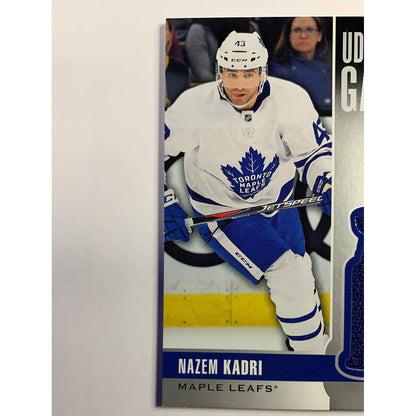 2019-20 Upper Deck Series 1 Nazem Kadri UD Game Jersey