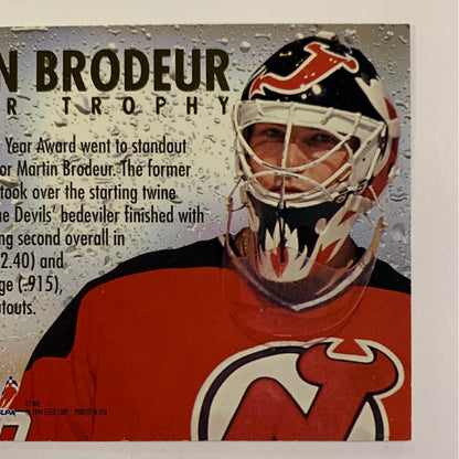 1994-95 Fleer Ultra Martin Brodeur Calder Trophy Winner