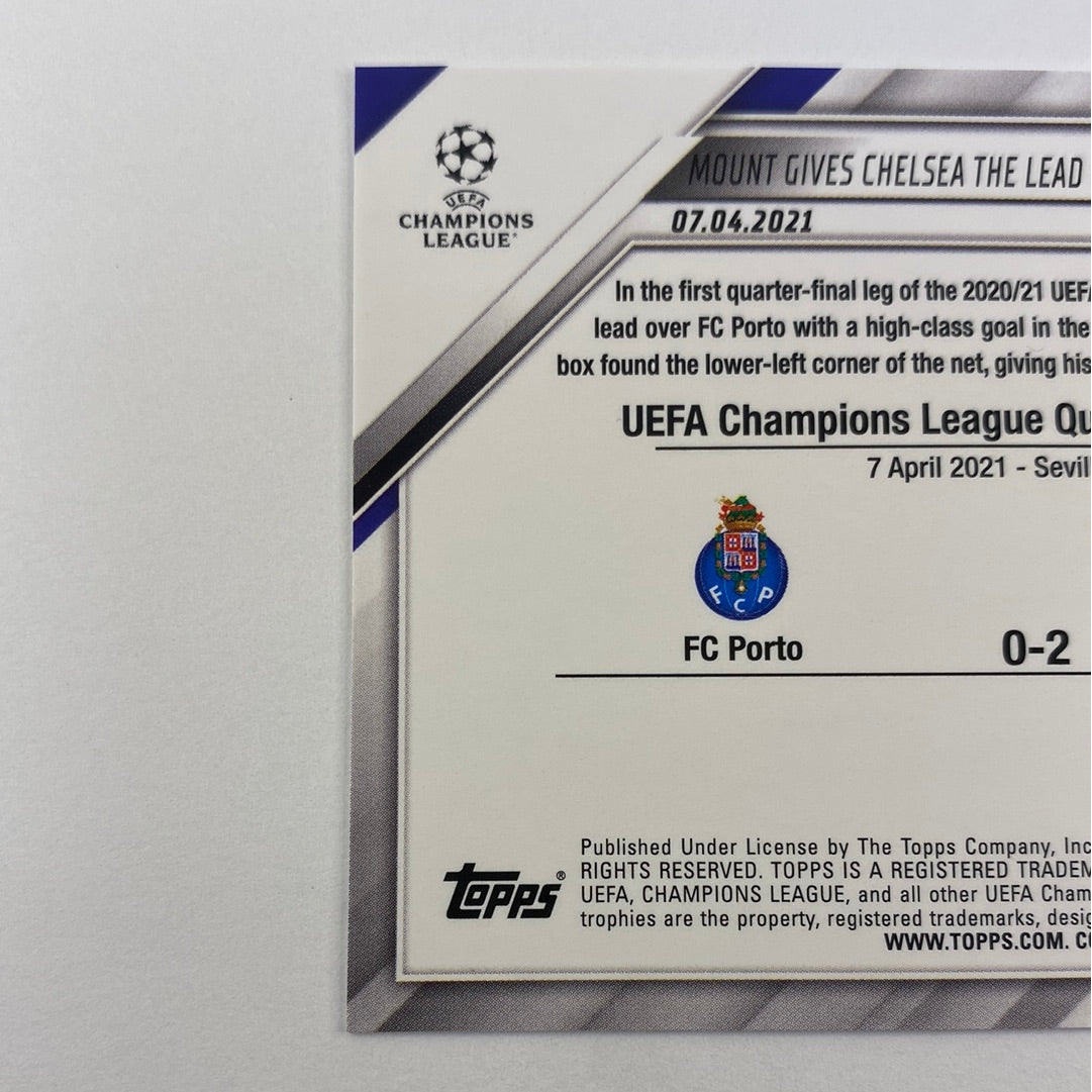 2022 Topps Chelsea FC 2020/21 Title Winners