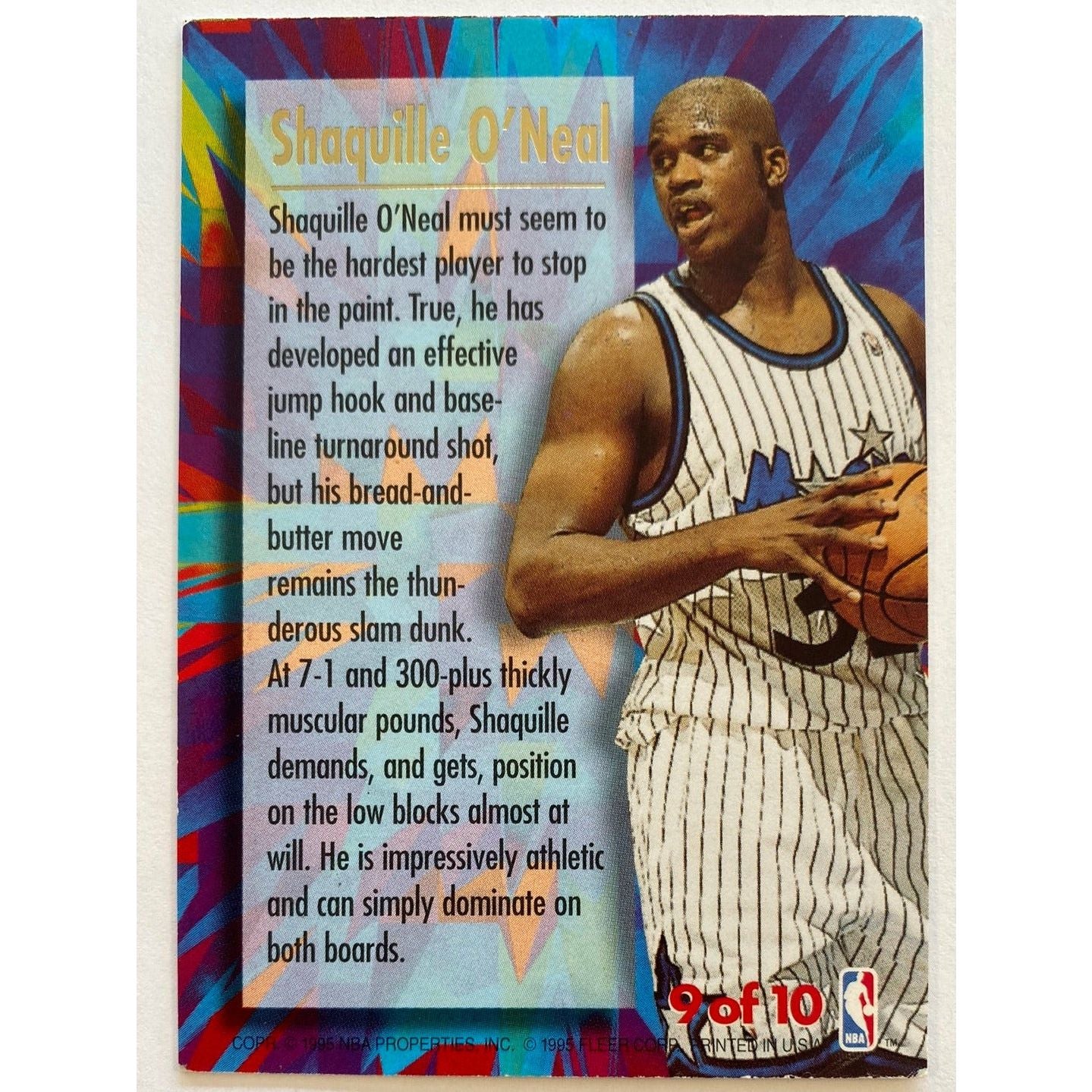 1994-95 Fleer Ultra Shaquille O’Neal Ultra Power