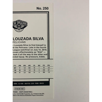  2019-20 Hoops Marcos Louzada Silva RC  Local Legends Cards & Collectibles