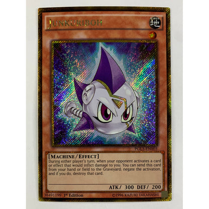 Junkuriboh Gold Secret Rare PGL3-EN003 | Local Legends Cards & Collectibles