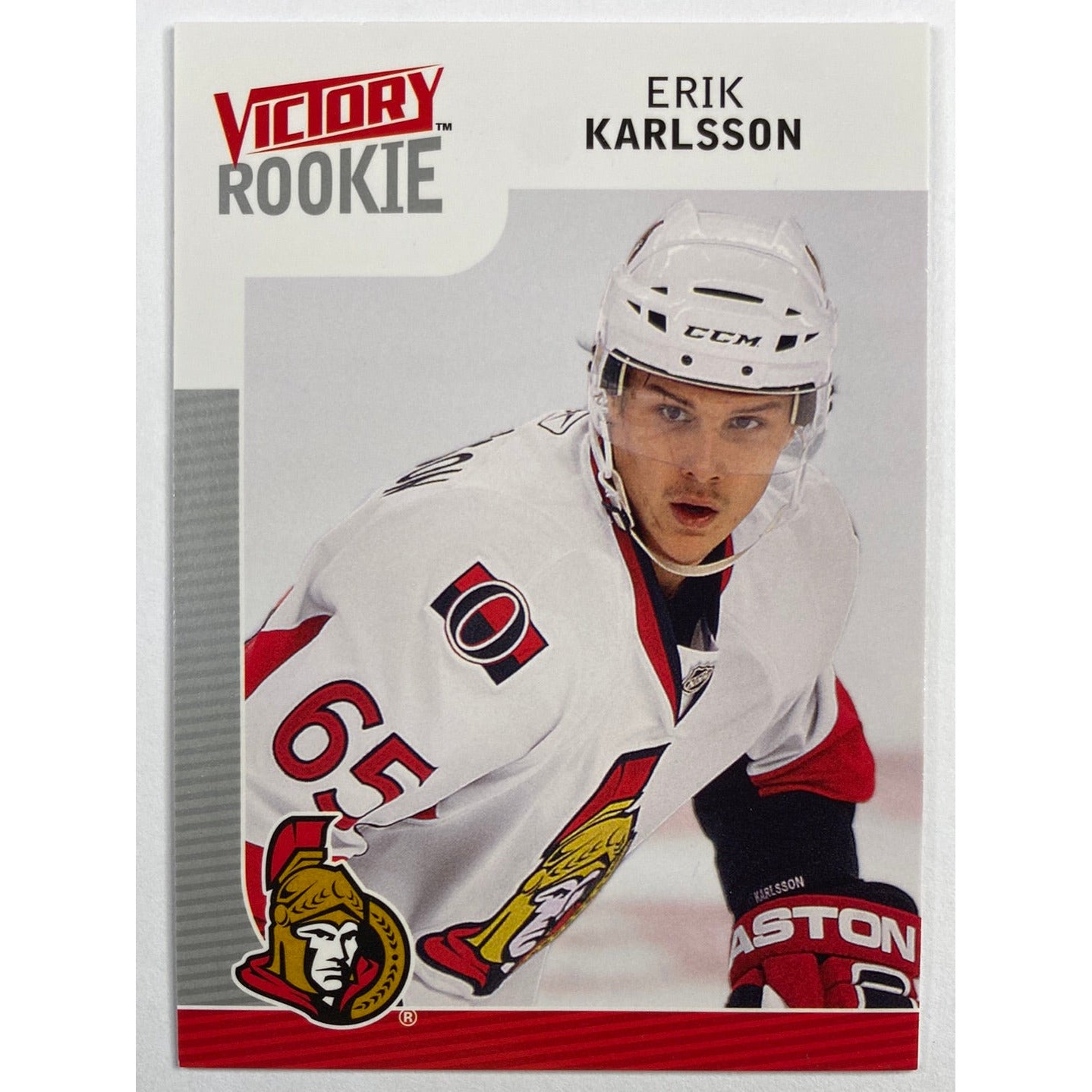 2009-10 Upper Deck Series 2 Erik Karlsson Victory Rookie